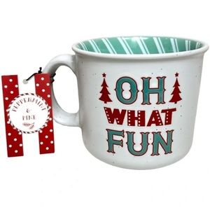 Peppermint & Pine Winter Christmas Mug “Oh What Fun”